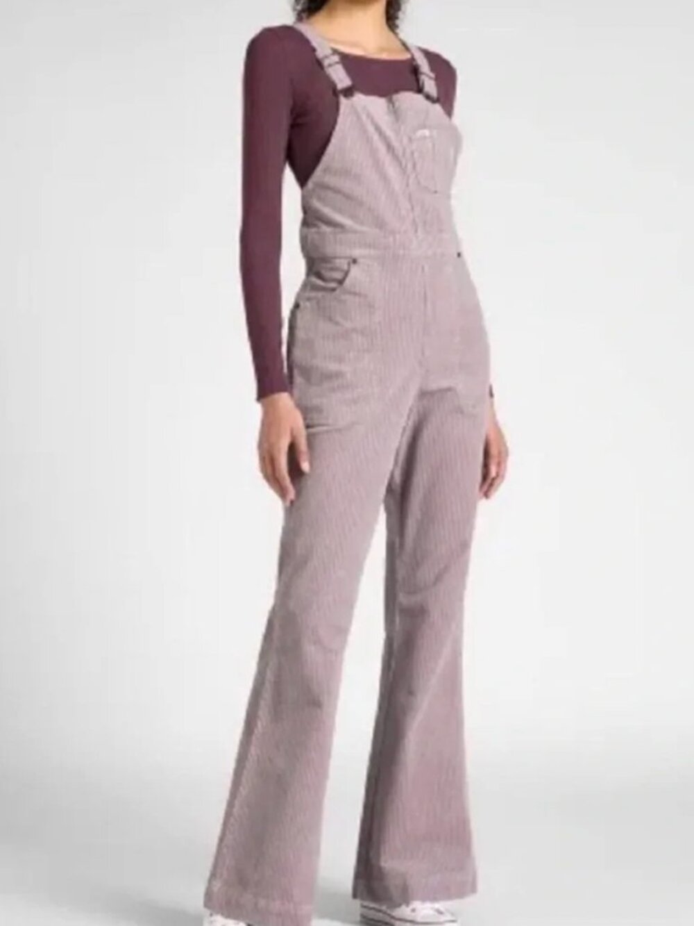 Free People Lee Corduroy Flare Overalls